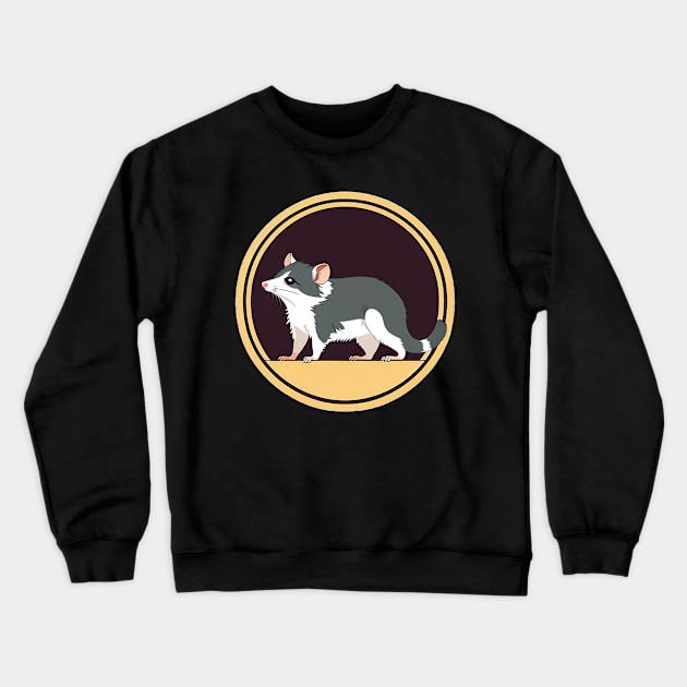 Weird Little Possum Marsupial Guy Crewneck Sweatshirt by CursedContent